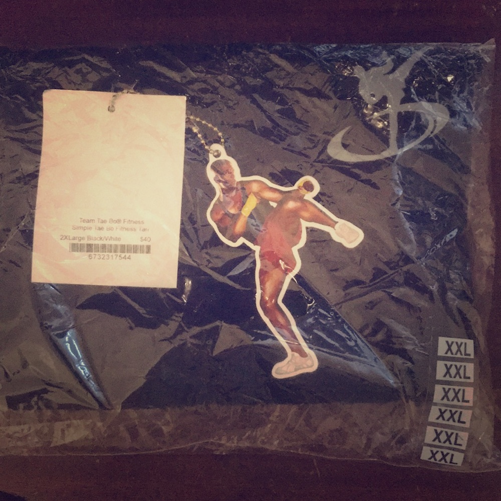 Tae Bo “Simple Fitness” Tank B/W